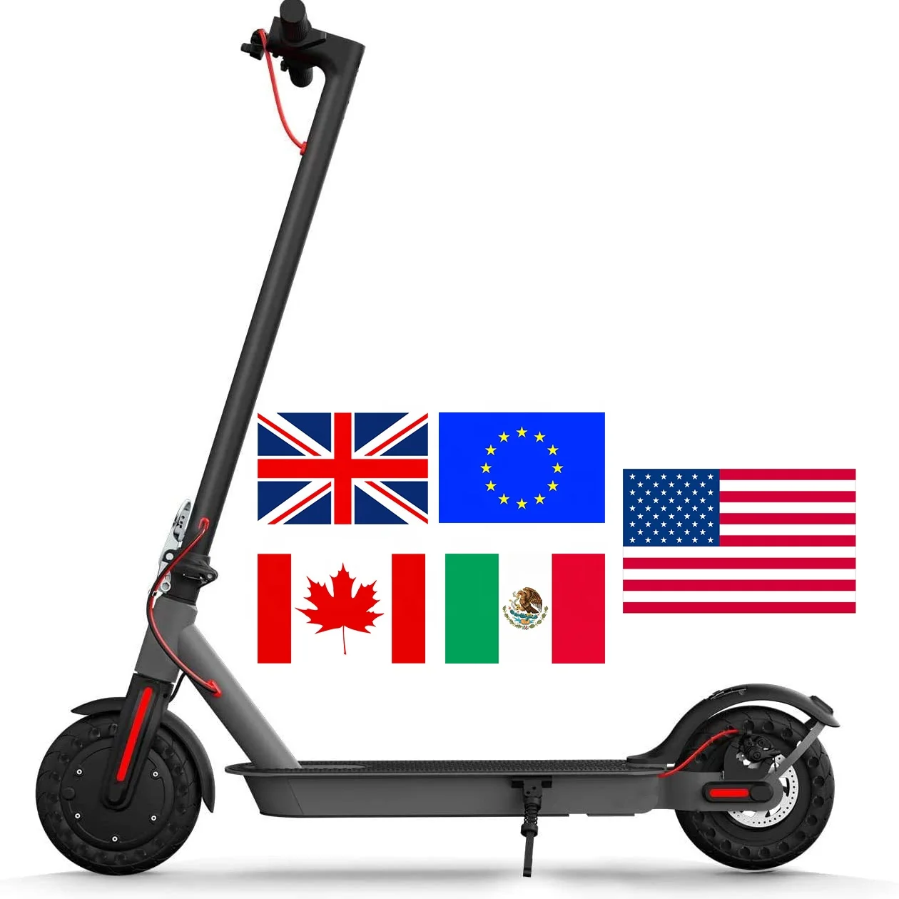 

Oversea Warehouse to EU UK USA Canada Mexico Foldable Electrico E scooter Adult Fast Electric Motorcycle Mobility Mope Scooter