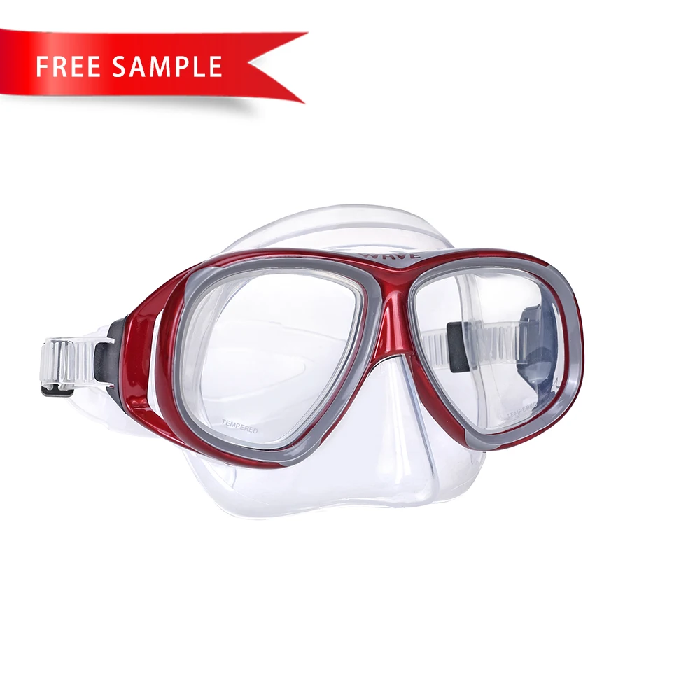 

Prescription goggles diving masks with optical lenses, Black, grey, blue, red, orange, pink