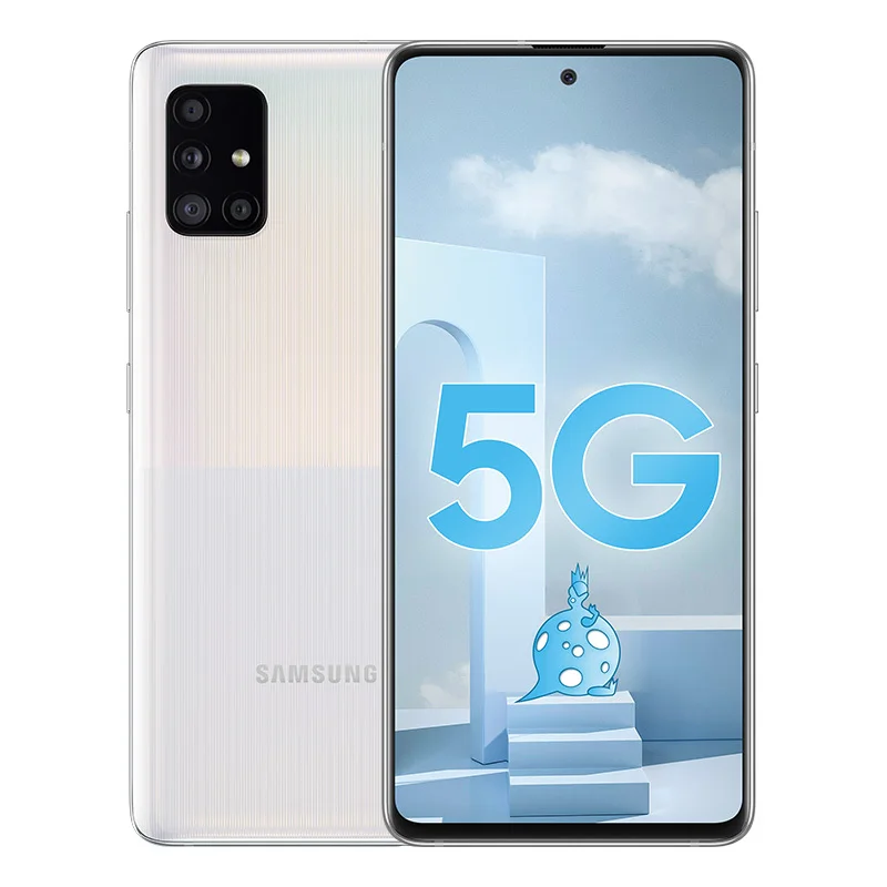 

2020 new fashion cell phone Korean version single SIM card A51 3G 4G 5G Android phone wholesale original unlocked smartphone