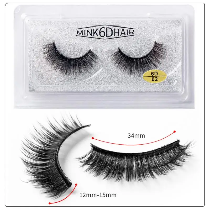 

1 Pair Natural False Eyelashes Handmade Curly Thick Long Black Soft False Lashes Fashion 3D Natural Eyelashes Wholesale