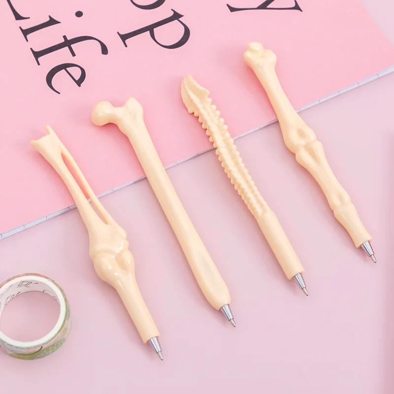 Promotional Creative Novelty Design Plastic Medical Bone Shape Ball Pen
