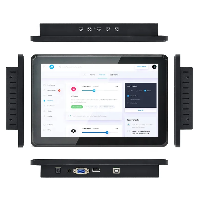 

Usingwin 10.1'' waterproof industrial touch screen monitor used lcd touch screen monitor