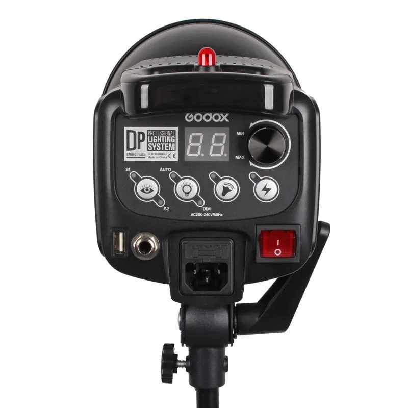 

DP600 600WS 110V/220V Photography Strobe Flash Studio Light Head GN80 Wireless Control Port flash lamp for photography