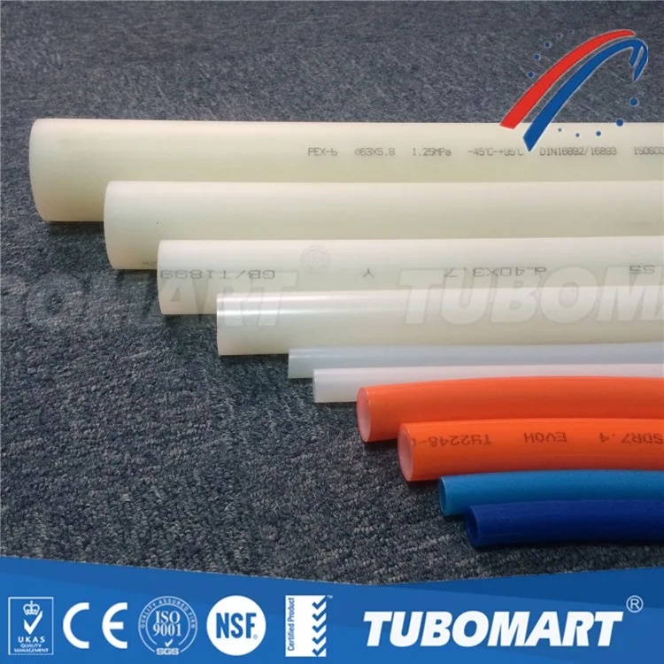European Standard 16mm To 32mm Pex A Pex B Pert Plastic Pipe For Under