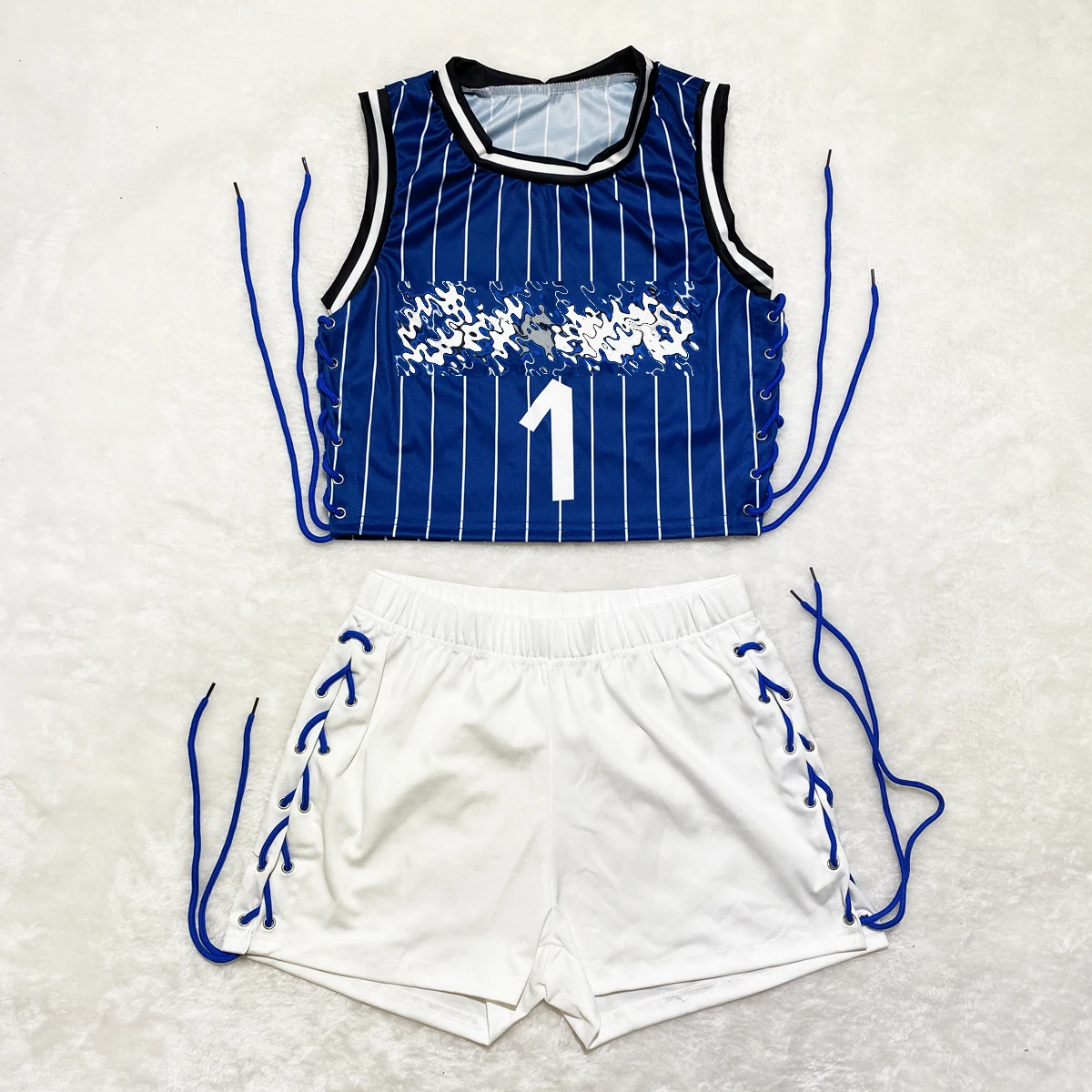 

Women Outfit Breathable Two Piece Clothing Sport Jersey Jogging Sets Women Basketball Biker Sports 2 Piece Short Set Women