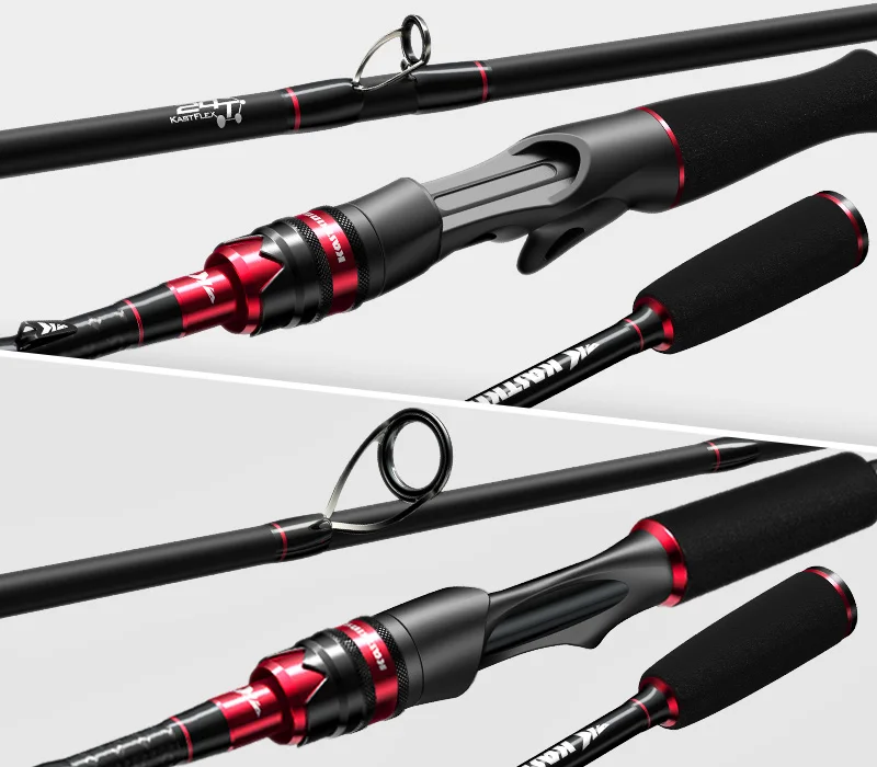 

Hot sale KastKing spinning free shipping fishing rod, Black gold