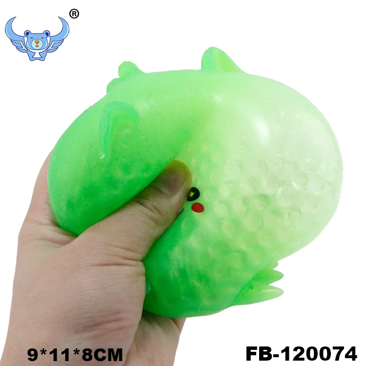 Cute Squeeze Vegetables Eggplant Water Beads Ball Toy Vegetable Tomato Ball Toys For Kids