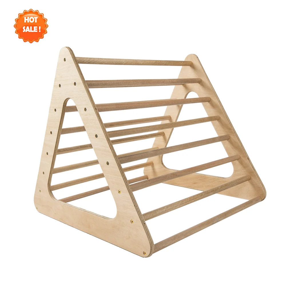 

LM KIDS On sale rainbow de pink toy angle supplier montessori wooden transformable kid triangle, Na