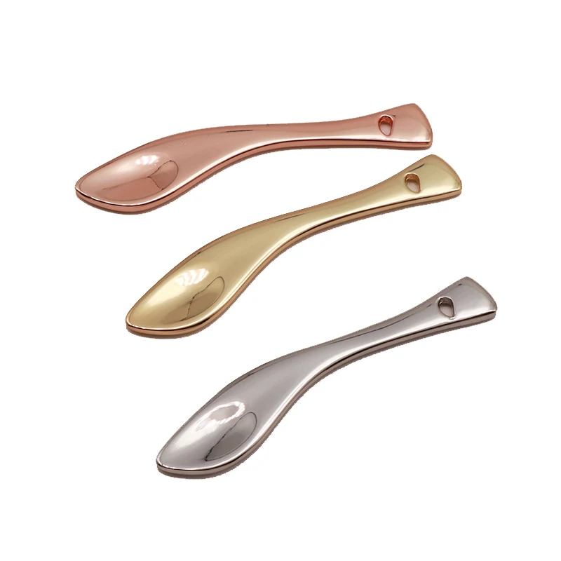

Rose Gold Facial Spoon Stick Cosmetic Makeup Tools Metal Cream Mixing Spatulas