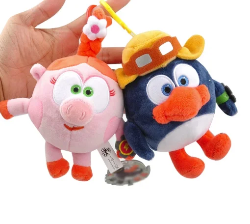 Cute Cartoon Krosh Rosa Dokko Losyash Otto Gogoriki Kikoriki Soft Plush ...