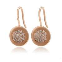 

99279 xuping korean gold jewelry earrings hoops gold plated womens earring