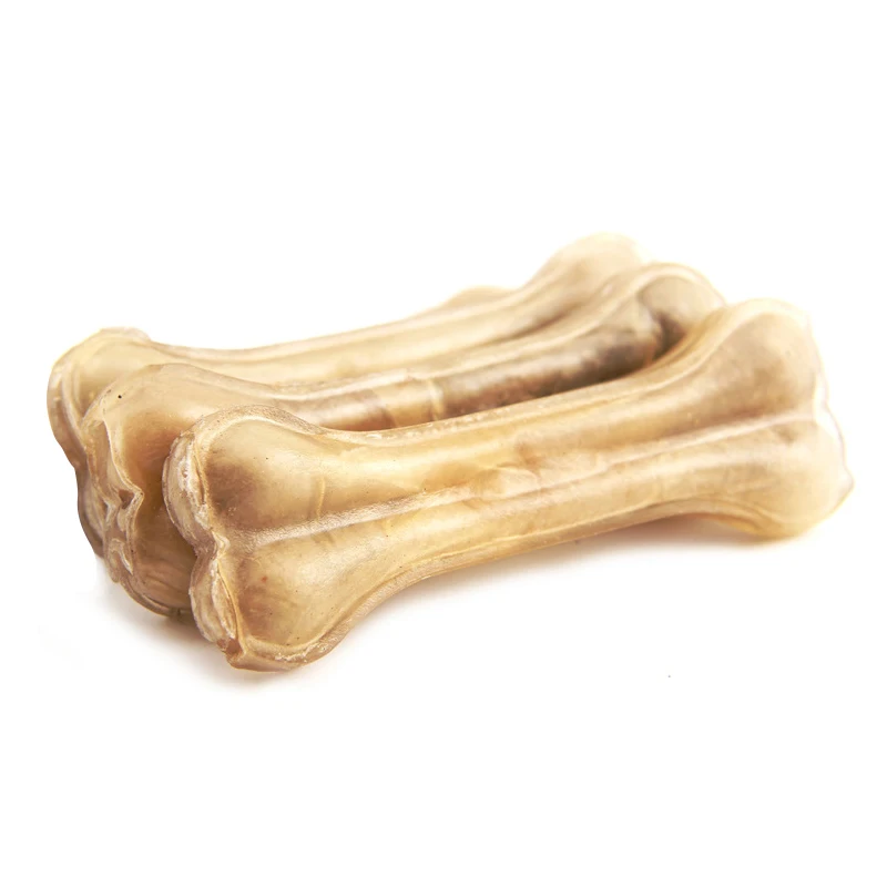 

Nutrition supplement 4 5 6 inch wear-resistant health teeth natural rawhide pressed bone pet chew food dog snack, Natural color