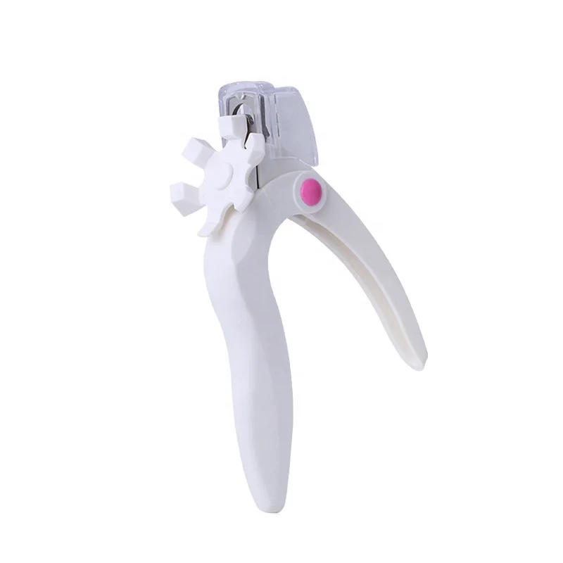 

Professional Beauty Manicure Tools Stainless Steel U Shape Nail Tips Cutter Nail Edge Cutter Nail Clipper, White