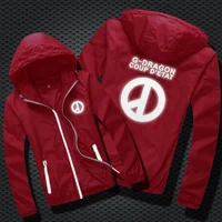 

2020 Wholesale night glow printing class coat jacket men and women trend Bigbang student hooded cost reflective jackets
