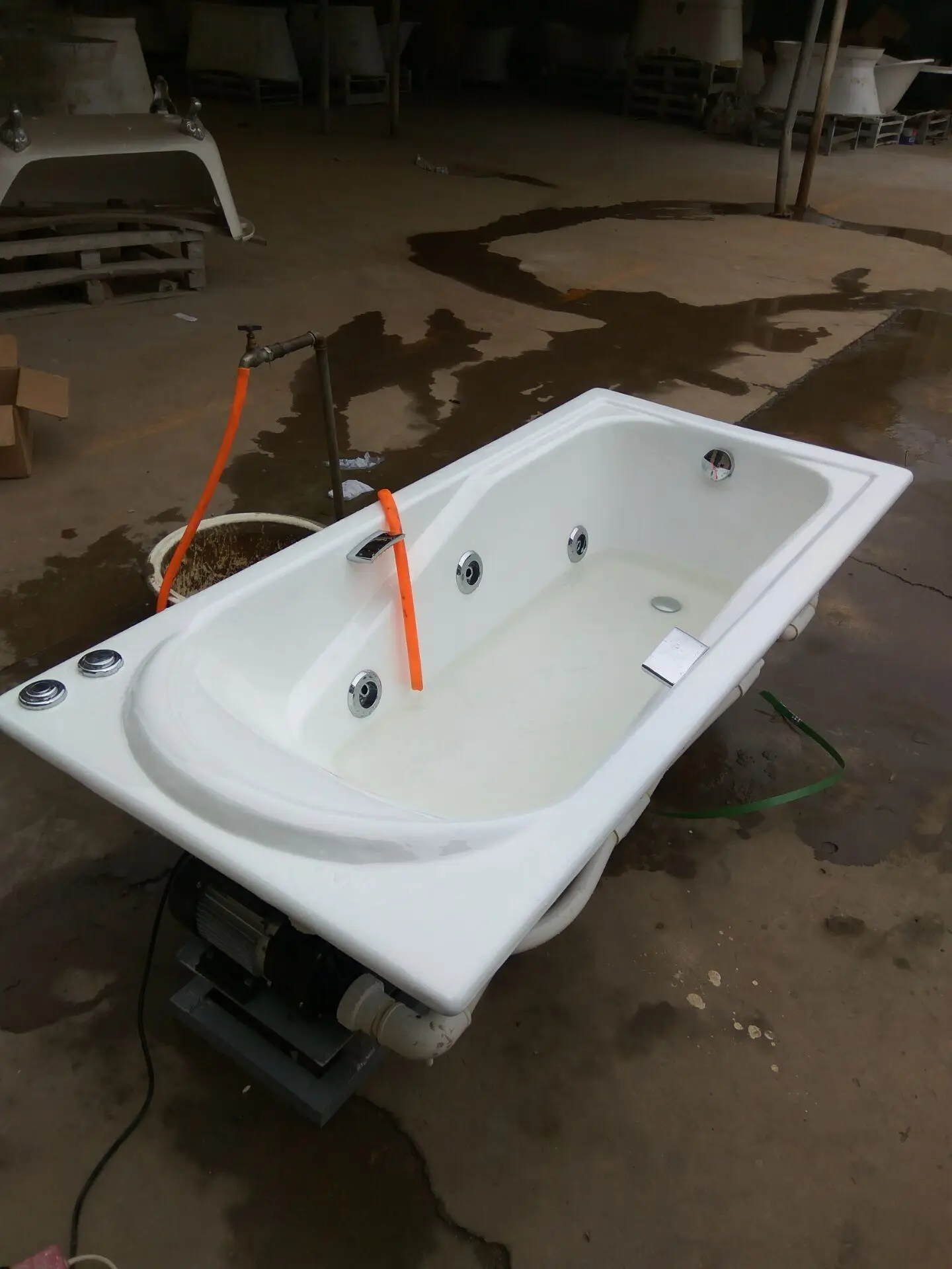 Icces Cast Iron Bathtub Factory Club House Massage Cast Iron Bathtub