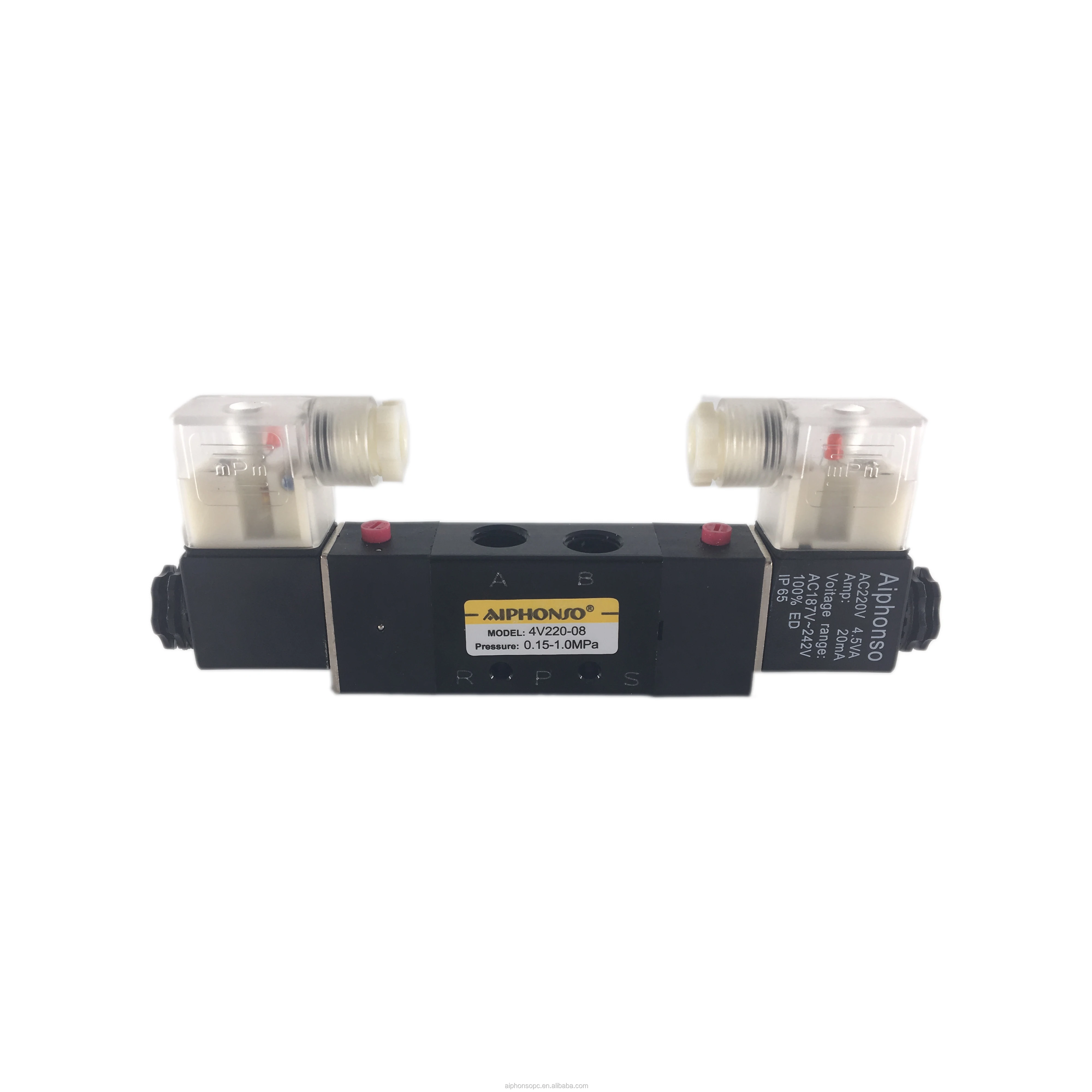 Airtac standard 4V210 Series DC12V 24V AC220V Air Solenoid Valve, View