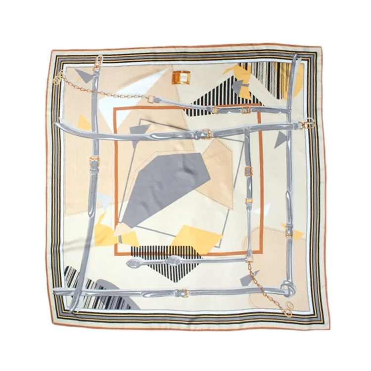 Twill Silk Square Scarves