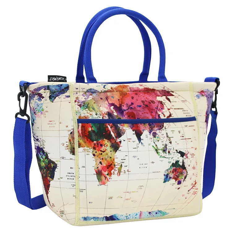 

Premium OEM Twinkle Women Handbags Neoprene Large Beach Bag Customized Outdoor Travel Handbag