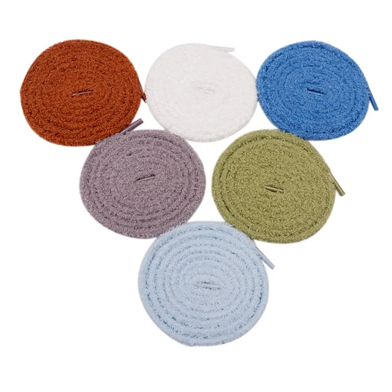 

2022 Wholesale Custom Color and Length Premium High design Suede round shoelaces
