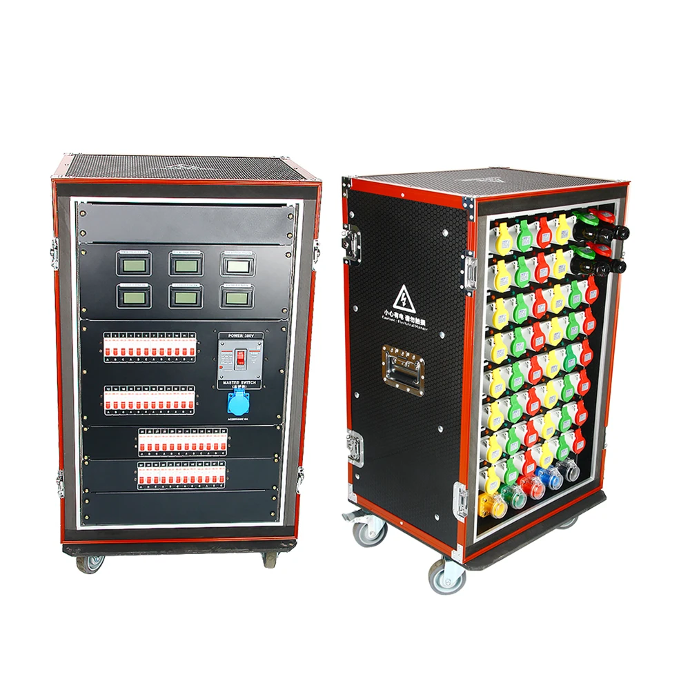 

New Style Stage DJ Equipment Lighting Electrical 400A 19pin 48 way distribution box