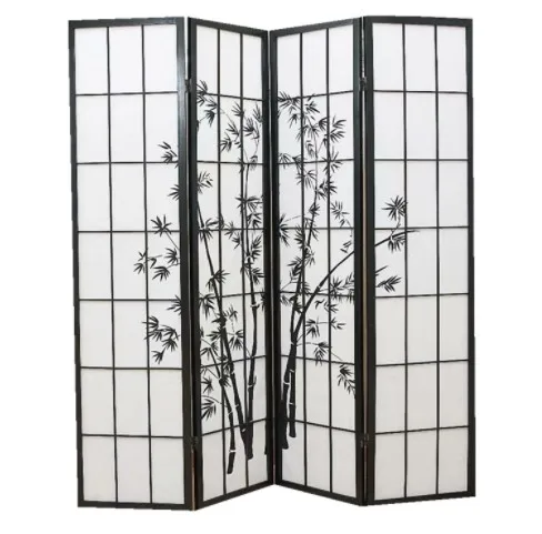 

Factory Direct Sales Classical Wind Partition Wooden Screens & Room Dividers Wood Movable Study and Bedroom Abstract CLASSIC, Wood color