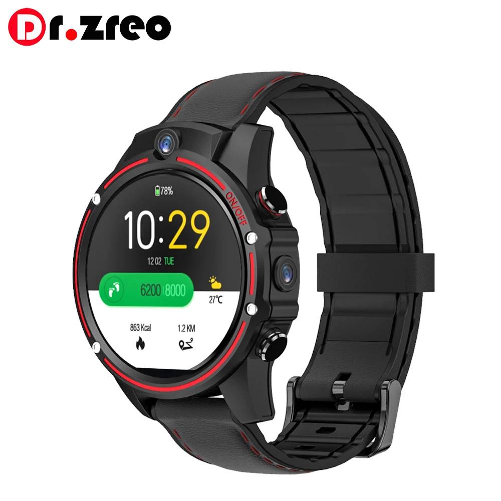 

New Janus Vision 3GB 32GB 5.0MP Dual Camera GPS Sport Android Smart Watch 1.6" 800mAh Wireless Smartwatch Men For IOS Android