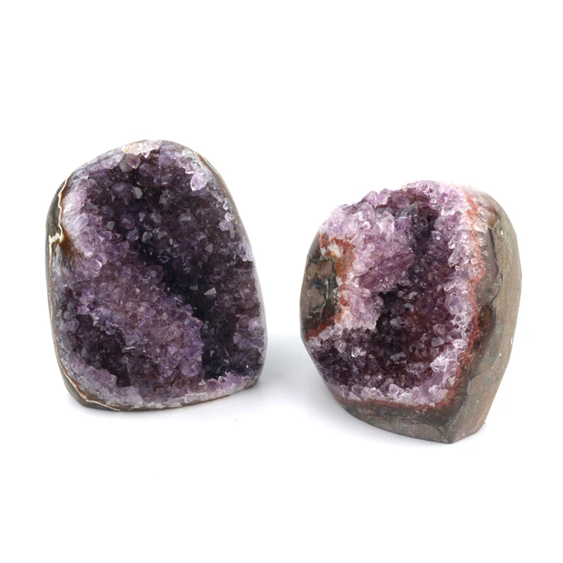 Crystals Wholesale Bulk Natural Amethyst Cluster Crystal Geode For Decoration