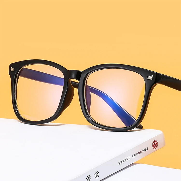 

Wholesale Fashion Retro Square Anti Blue Light Glasses