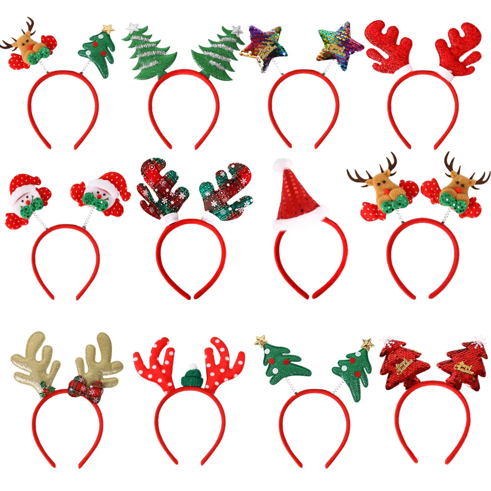 

Christmas Decor Christmas Headband Children'S Headwear For Christmas Party Supplies