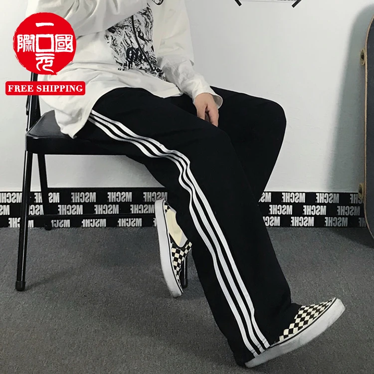 

women's trousers 2021 new summer sports all-match slim loose straight pants