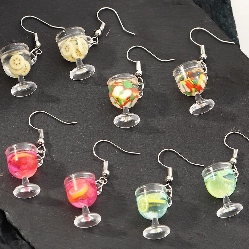 

EZ3426 New Arrival Fashion Colorful Rhinestone Glass Shape Drop Jewelry Earrings 2021 for Parties Outdoor Activities