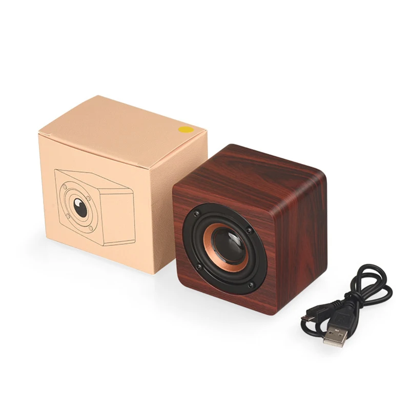 

Classic Wooden Power Amplifier Wireless Connecting Multifunctional Speakers Customized Portable Speaker