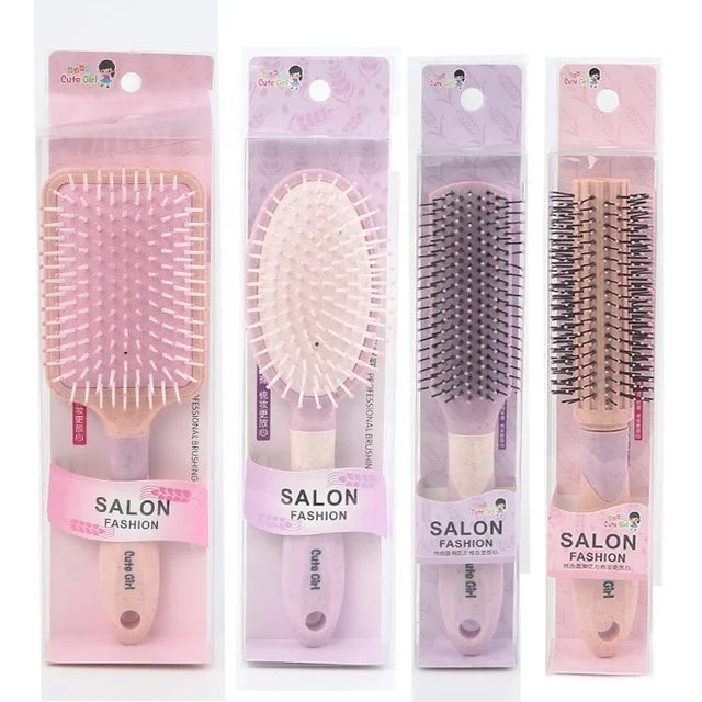 

Plastic Massage Comb Scalp Massage Brush Air Cushion Combs Anti-static Brushes, As pictures
