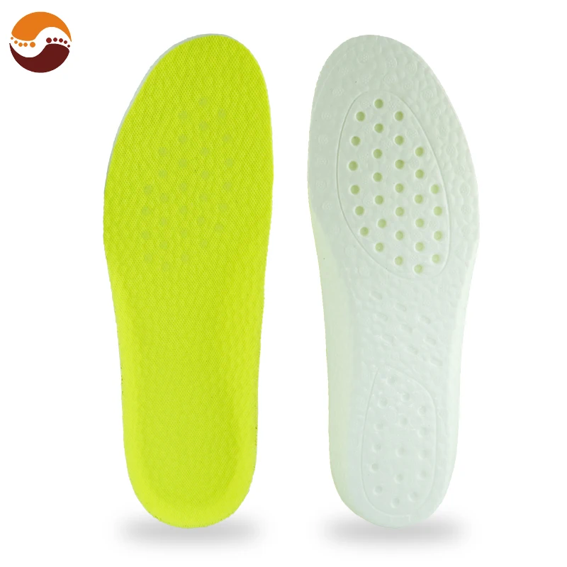 

High Elastic Top Quality White Comfortable Imitative Popcorn Foam Sport Insoles