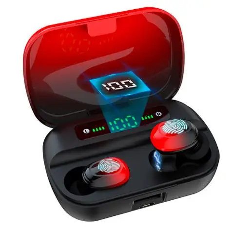 

2020 New coming Gradient Q82LX TWS 5.0 Wireless Earphones with LED Digital Display Charging Compartment Mobile Travel Headset