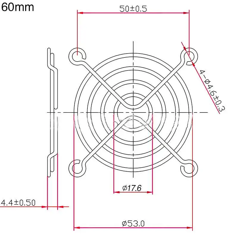 Ventilation Fan Parts, 60*60mm, 60mm - detail 8