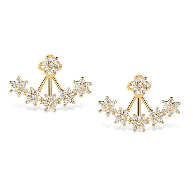 

trendy new design flower stud women jewelry stud earring, Picture