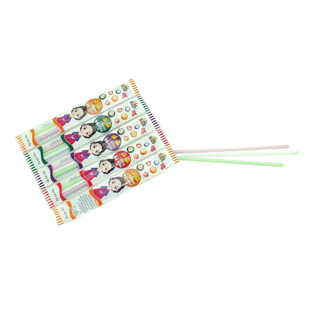 Confectionery Factories Sweet Korean girl Fruit poweder candy CC Stick Candy