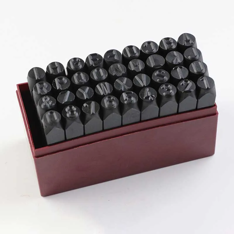 

XuQian 36pcs/Set Metal Alphabet and Number Letter Stamping Punch Kit for Jewelry, Steel