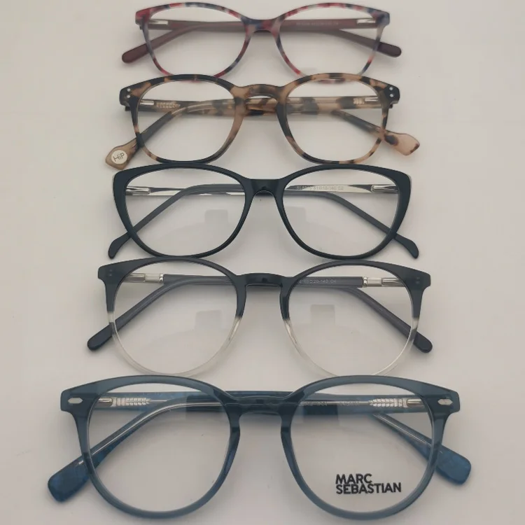 

Clear Stock Acetate optical frame glasses cheap prices random Acetate eyeglasses frames, Random color