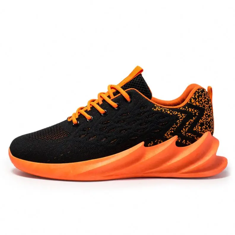 

New design lightweight flat custom fashion sneakers men's sports shoes, Optional