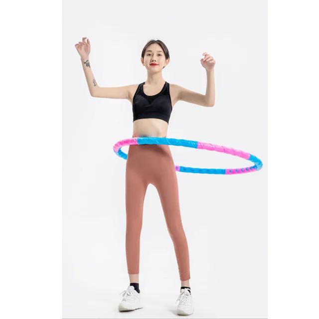 

Double row magnet massage hula hoops Fitness Hoop sports direct wholesale hula hoops, Pink and blue