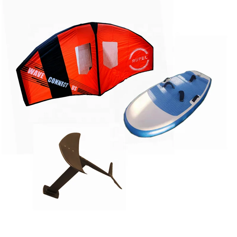 

2021New Set Kite Surf , Wing Foil + Hydrofoil + Inflatable Foil Board with carbon plate. Wing Foil surfboard