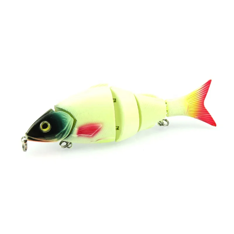 

Wholesale 13cm 20.8g stick bait fishing lures hard swimbait jointed lure, 5 colors available