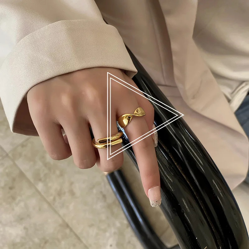 

Hot selling simple style open ring for men and women 2021