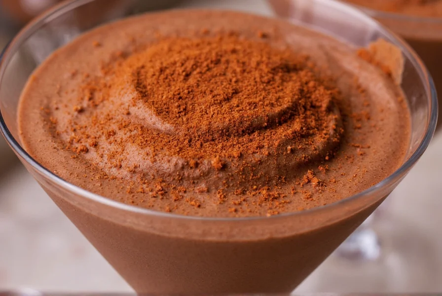 Kakaoanteil-Einfluss auf Schokomousse-Textur