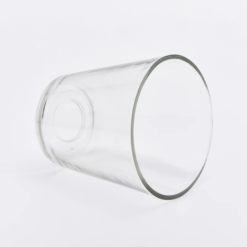 hand made glass candle jar