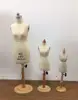 Professional mini half scale dress form mannequin with shoulders cap