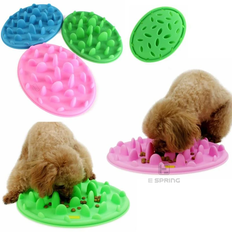 

2020 Eco-Friendly easy use pet silicone mat Pet slow food bowl slow feeding bowl, According to pantone color