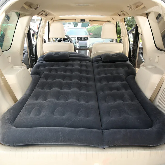 Car Inflatable Mattress Outdoor Camping Seat Dual-purpose Off-road Trunk Inflatable Bed General Purpose SUV Travel Bed for Car